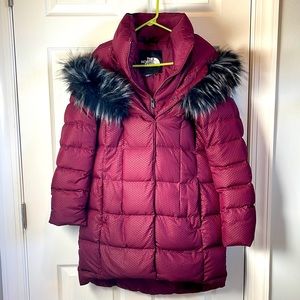Northface down puffer coat.
